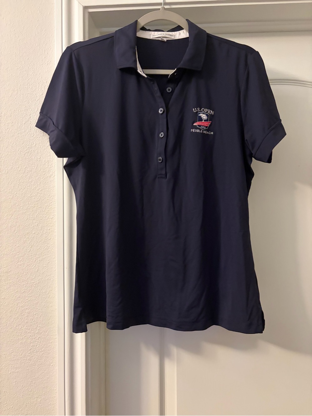 Fairway & Greene Navy Blue U.S. Open Pebble Beach Polo